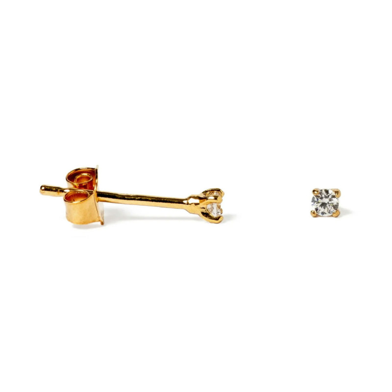 PENDIENTES PAR CIRCONITA GOLDEN 2MM - 9101250551CH.2