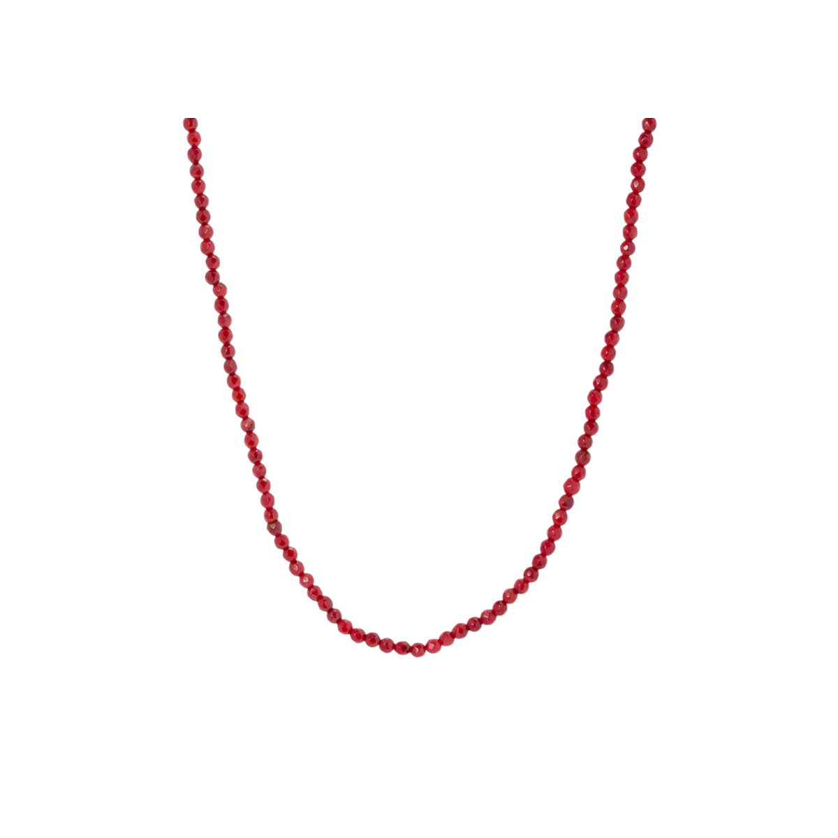 CADENA V&V BOLAS CORAL SINTETICO ROJO - X4855240