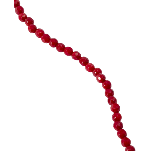 CADENA V&V BOLAS CORAL SINTETICO ROJO - X4855240