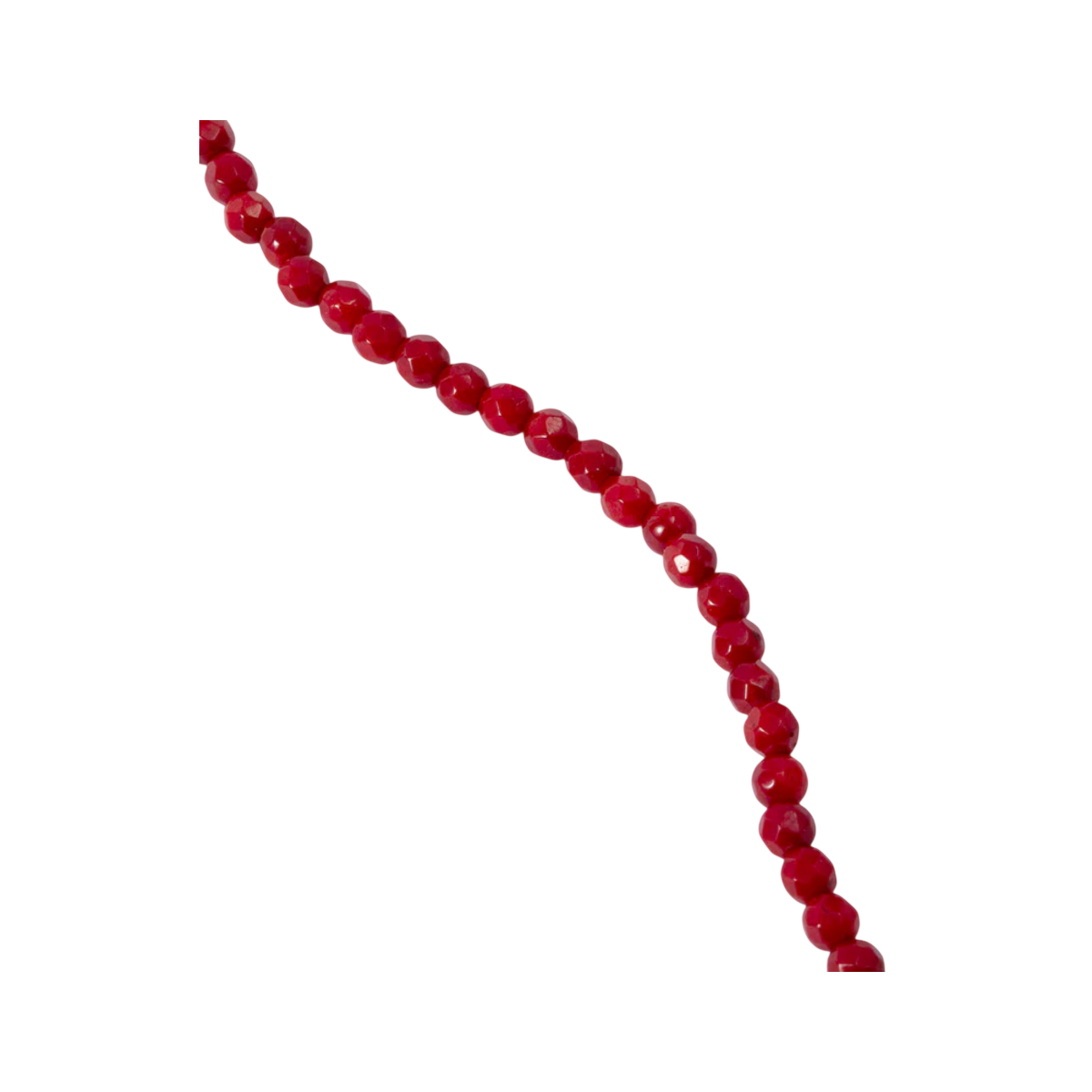 CADENA V&V BOLAS CORAL SINTETICO ROJO - X4855240