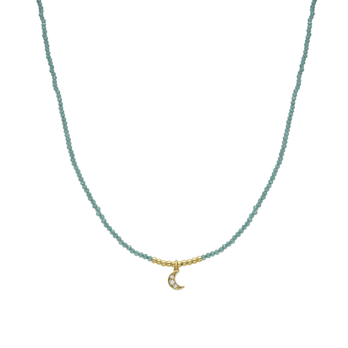COLLAR LUXENTER LUNA PLATA 925 - NXA472YC3000