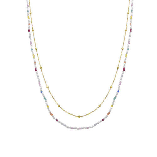 COLLAR LUXENTER DERIZ PLATA 925 - NXA484Y11400