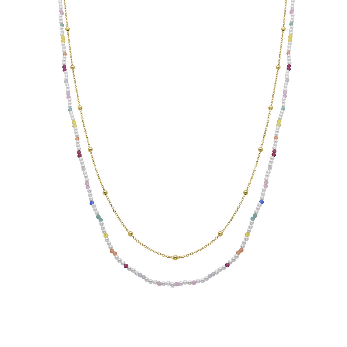 COLLAR LUXENTER DERIZ PLATA 925 - NXA484Y11400