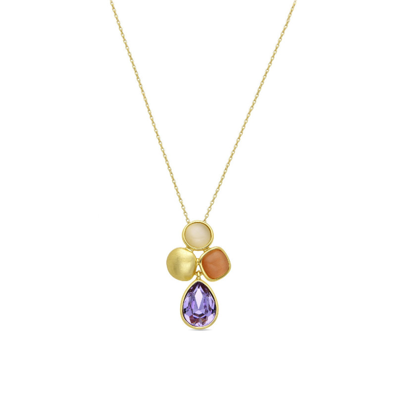 COLLAR LUXENTER VARGAE BAÑO ORO 18 KTES - SGNU029C0900