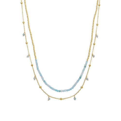 COLLAR LUXENTER AKYA BAÑO ORO 18 KTES - SGNX2959400