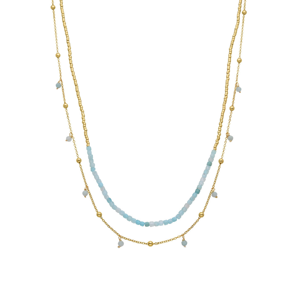 COLLAR LUXENTER AKYA BAÑO ORO 18 KTES - SGNX2959400