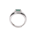 ANILLO MABINA PLATA ESMERALDA - 523272