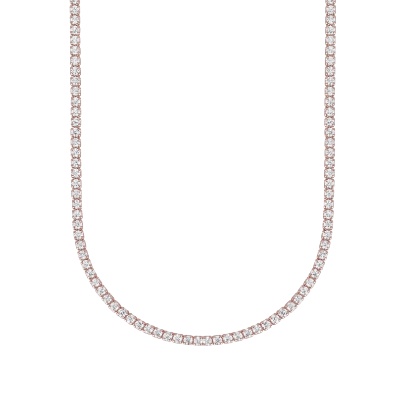 COLLAR MABINA ROSÉ MINI TENIS